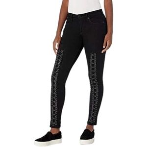 True Religion Jennie Curvy Skinny Jeans Black Diamond Size 29